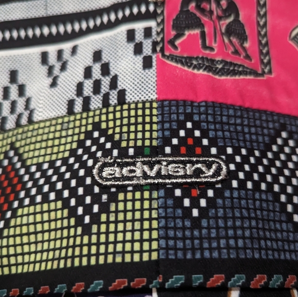 Advisry Motherland Patchwork Anorak Pullover Hoodie Hoodie Jacket Size M Retro - Picture 4 of 15